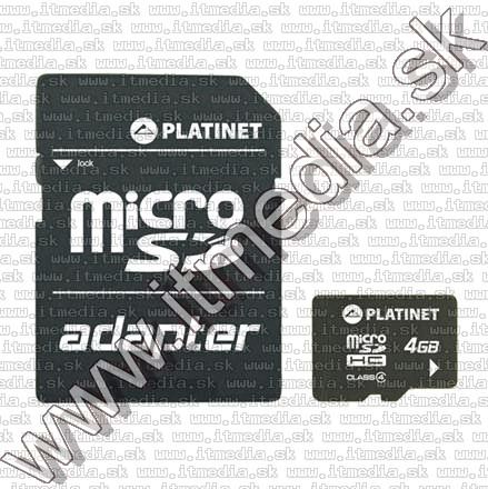 Image of Platinet _microSD-HC_ card 4GB *Class4* *3 year* (IT4526)